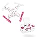 Produktbild LeaningTech M1 Mini Quadcopter Drone 2.4GHz 4CH 6Axis Gyro Fernbedienung Falbar, Echtzeitig Transmission, Telefonsteuerung Wifi FPV Mit Kamera, Ein Taste Rückkehr Rosa