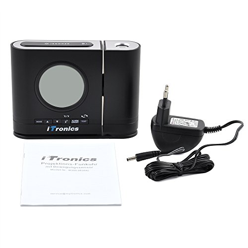 iTronics IR306 Digitale Projektionswecker Funk Tischuhr mit Bewegungssensor und Temperaturanzeige - 7