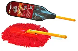 Bergmann Gladiator Platinum Car Duster (with wax-baked cotton strands and wooden handle)