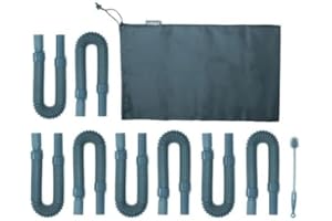 Colapz Tubo Flexible para Desagüe de Aguas Grises - 8 Mangueras Extensibles hasta 1m - Caravanas y Autocaravanas Accesorios