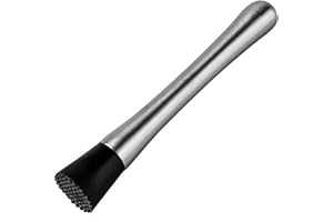 YSTrillion Pilon à Glace,25CM Pilon à Cocktail en Acier Inoxydable,Pilon Cocktail De Bar pour Concasser des Glaçons Mojito Cuisine Bar Restaurant