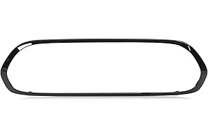 Fydun Front Grille Surround, Grille Frame Trim, Gloss Black Grille Surround Moulding Cover Trims Replacement for Mini F55 F56 F57 One S JCW 2014+