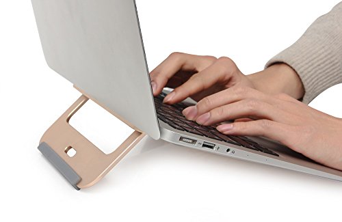 iProtect Aluminium Ständer rutschfeste Halterung für Notebook, Tablet und eBook-Reader in silber - 7