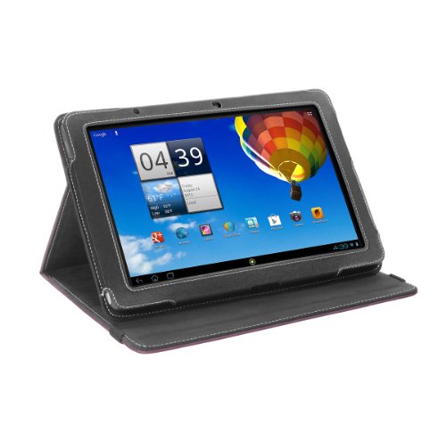 Cover-Up Version Stand Case Hülle Tasche Etui für Acer Iconia Tab A510 / A700 (10,1 zoll) Tablet Mit Standfunktion in Lila - 2