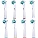 Produktbild CrossAction Aufsteckbürsten für Oral-B Elektrische Zahnbürsten, Ersatz für EB50,Voll kompatibel mit Oral-B Vitality, Professional Care, TriZone, Advance Power, Pro Health, Triumph und Deep Sweep,8 Stück Ersatzbürsten von Oral-Best, 8 Stück