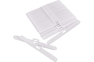 Ouken Vertikale Lamellen Aufhänger Vertikale Blind Top Kleiderbügel Vertikale Blind Slat Kleiderbügel Eingestellt Doppelloch Blind Zubehör Für 127mm Lamellen 50 Stücke 11,5 cm