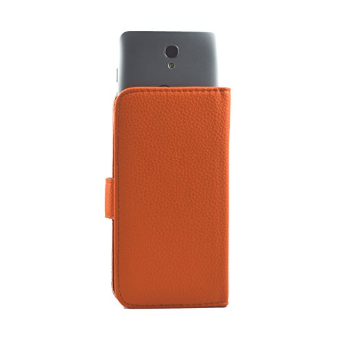 Medion Life E5008 Smartphone / Slide Kleber HÃ¼lle Case Cover Schutz Handy Tasche Cover Etui HandyhÃ¼lle SchutzhÃ¼lle in Orange