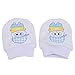 Hengsong Cute Animal Infant Scratch Mittens Newborn Warmer Gloves Soft Finger Protector (Blue)