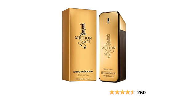 One Million Profumo Uomo di Paco Rabanne - 100 ml Eau de Toilette Spray :  Amazon.it: Bellezza
