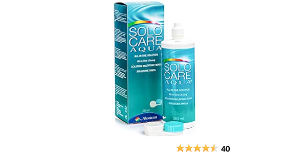 MENICON SOLO CARE AQUA 360ML. : Amazon.it: Salute e cura della persona
