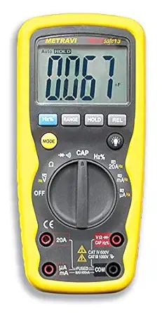 Metravi Metrasafe-13 Digital Multimeter - fully-protected & IP67 waterproof with 2 yrs warranty