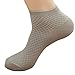 Produktbild Herren-Business-Socken,Jaminy Bequeme Männer Bambusfaser Socken Casual Business Anti-bakterielle Socken (Grau)