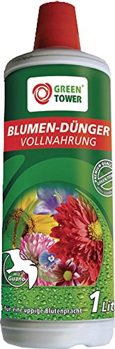 Preisvergleich Produktbild GREEN TOWER Flüssigblumen Dünger+Guano 1L