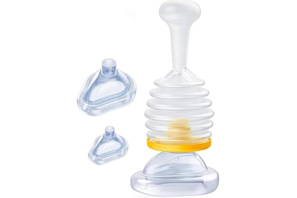 ANB Enterprise Anti Choking Device, Choking Rescue Device for Kids and Adults, Portable Airway Suction Device, Airway Suction Device for Home & Travel First Aid Kit (pack of 1)