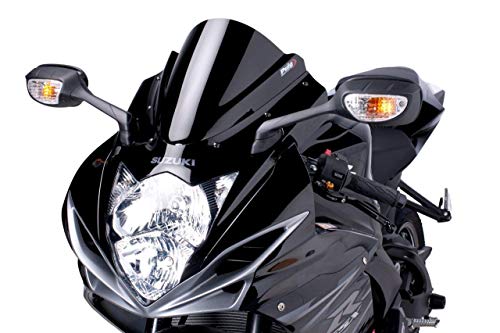 Bulle Racing Puig Suzuki GSXR 600 / 750 2011-2015 profonde noir Pare brise