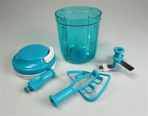 TUPPERWARE Chef Multi-Chef türkis D169 zum Zerkleinern & Aufschlagen Speedy Girl - 4