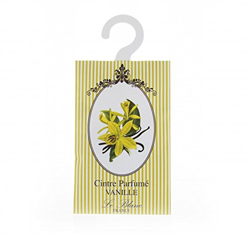 Le Blanc Duftsachet-Aufhänger für den Kleiderschrank, 11 x 17.5 cm, Duft Vanille, 3er Pack (3 x 8 g)
