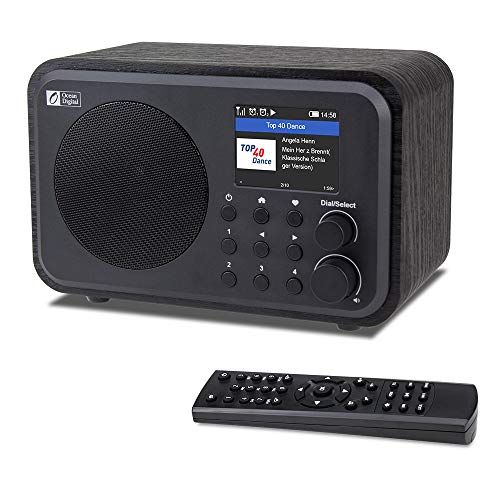 Ocean Digital Radio Internet WiFi WR336N Radio Digitale Portatile con Batteria Ricaricabile, Ricevitore Bluetooth, 4 Pulsanti Preimpostati, UPnP e DLNA, Display a Colori da 2,4"