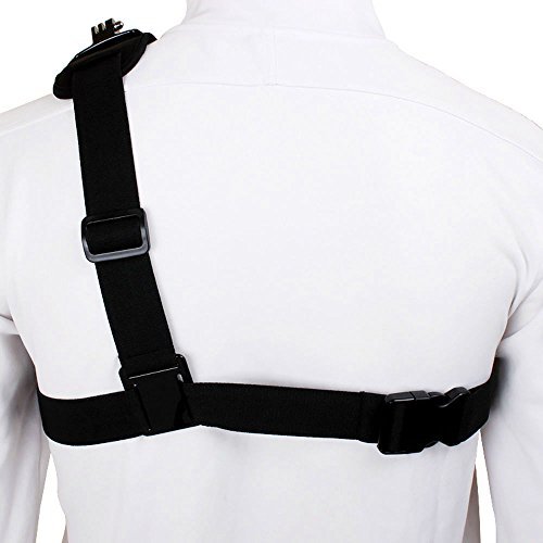 Hapurs Chest Schultergurt Berg Harness Einzel-Schulter-Videokamera -Schulter-Brustgurt Unterstützt Gurt für GoPro Hero 2 3, GoPro HD, GoPro HERO 3+, GoPro Hero 4, Sj4000 Kamera - 7