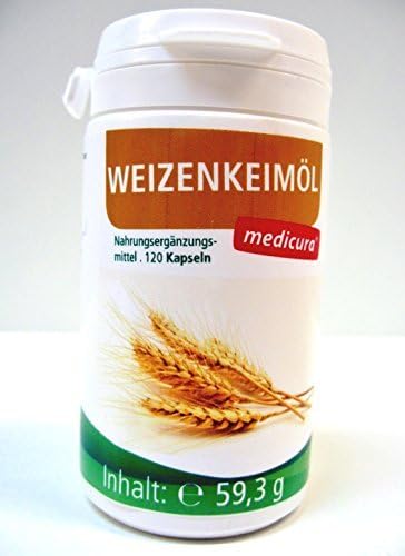 Wheat germ oil 270 mg - 120 Capsules per box