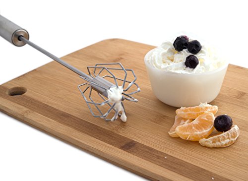 Culina® Elegantes und rostfreies Hand Druck Schneebesen - 4