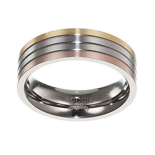 Boccia Unisex-Ring Titan Gr. 61 (19.4) - 0135-0361