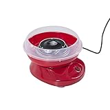 HOMCOM Zuckerwattemaschine Zuckerwattegerät Zuckerwatte Maschine （Modell 1/Rot）