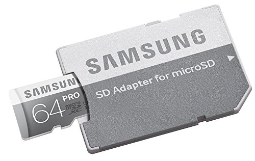 Samsung PRO Plus Micro SDXC 64GB bis zu 90MB/s lesen, bis zu 80MB/s schreiben, Class 10 Speicherkarte (inkl. SD Adapter), grau/weiß - 5