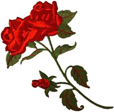 Meatilk Large Size Rosette DIY Embroidered Stickers Iron Sewing on Applique Patches