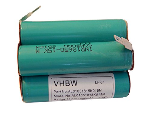 vhbw Li-Ion Akku 1500mAh (18V) für Rasenroboter Schere Gardena 02417-20, Turbotrimmer AccuCut 2417 wie 2417-00.610.00.