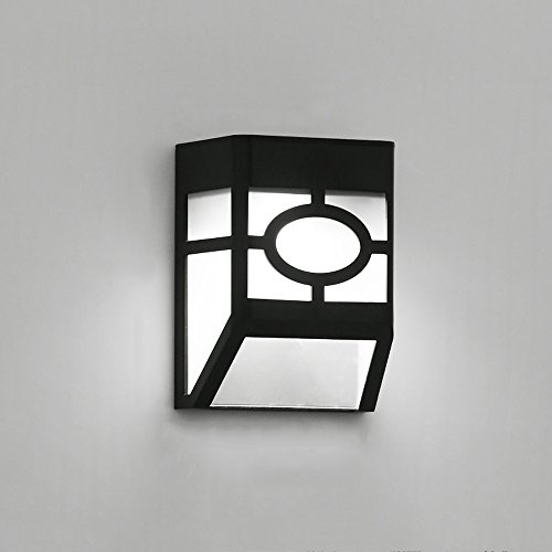 Preisvergleich Produktbild Lithx Moderne Einfachheit Solarenergie Outdoor Wasserdichte LED Wandleuchte Umweltschutz Acryl Lampenschirm Patio Villa Balkon Wandleuchte Wandleuchte (2pcs)