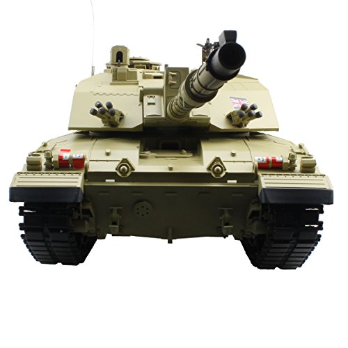 Hugine 2.4Ghz 1/16 Emulational British Challenger 2 RC Main Battle Tank With Smoke and Sound Effect