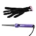 HerStyler Professional Baby Purple Curling Wand Hair Curler 9mm - 18mm for Perfect Baby Curls
