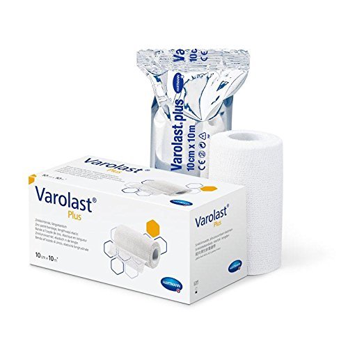 Varolast plus Zinc Paste Bandage 10 m x 10 cm by Paul Hartmann AG