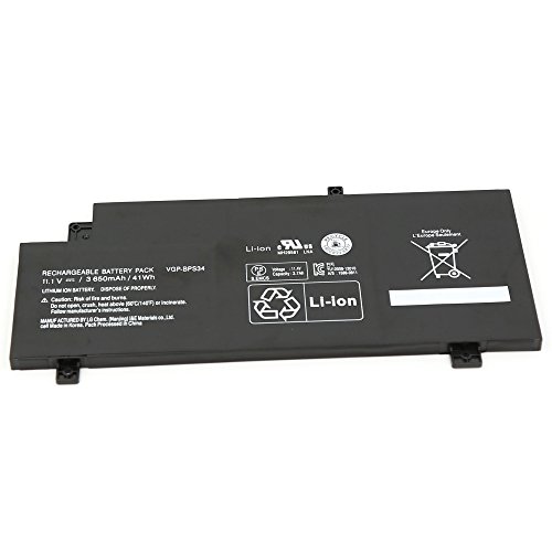 BLESYS 11.1V 3650mAh SONY VGP-BPS34 VGP-BPL34 Ersatz-Laptop Akku passen SONY Vaio Fit 15 SVF14A SVF15A FIT15A SVF15A1ACXB SVF15A1ACXS SVF15A1BCXB SVF15A1BCXS SVF15A1CCXB SVF15A1DPXB Laptop - 5