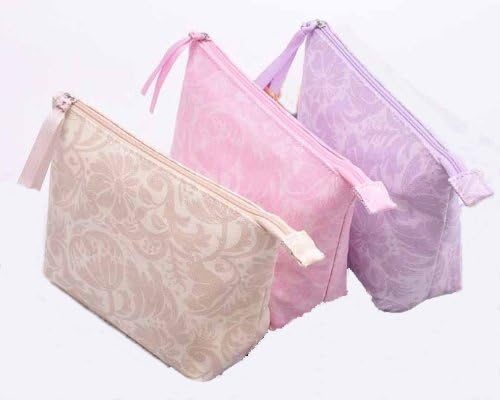 On Sale, Reduced to Clear - Ex High Street, Ladies / Gents 100% Cotton Quality Make Up Bag (or Toiletry bag) with Zip Fastener, Choice of 3 Colours, Length 20.5 x 14.5 cm (Beige)