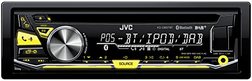 JVC KD-DB97BT USB/CD-Receiver (DAB+, Front-AUX, Bluetooth) schwarz