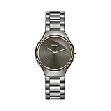 Rado True Thinline Damen-Armbanduhr 30mm Armband Keramik Batterie R27956132