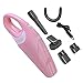 Produktbild Auto-Staubsauger Wireless USB-Ladekabel Car Home Dual-Use-Handheld-Netzkabel Länge 1m Nachhaltige Nutzung von 20-30 (Minuten), 3-4 Stunden voll (Farbe : Pink)
