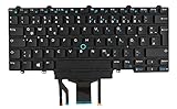 Farbe: Schwarz Nexpert Original QWERTZ Deutsche Tastatur für Dell Latitude 14 E5450 Serie DE beleuchtet mit Backlight und Maustick Trackpoint Neu Schwarz