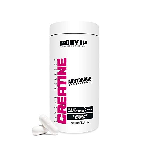 BODY IP Simons Perfect Creatine Anhydrous | Hochkonzentriertes Kreatin für den Muskelaufbau, Kraftsteigerung und Regeneration
