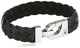 herren armband schwarz leder Material: Edelstahl/Leder Tommy Hilfiger Herren-Armband Edelstahl 20.5 cm-2700872