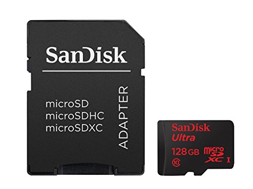 SanDisk Ultra - Tarjeta de memoria microSDHC UHS-I de 128 GB con adaptador SD velocidad de lectura hasta 80 MB s Clase 10 reviews SanDisk Ultra - Tarjeta de memoria microSDHC UHS-I de 128 GB con adaptador SD velocidad de lectura hasta 80 MB s Clase 10