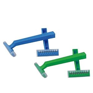 Tiga Gold disposable razor single-edged blue 100 pieces OP disposable razors hospital quality - Image 4