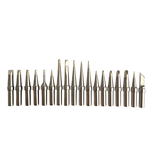 ShineNow Lot de 18 pointes à souder de rechange pour Weller WES51 WESD51 WE1010NA PES51 avec porte-embout