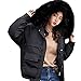 Produktbild Outwear Damen Loose Fit Jacke Frauen Parka Lange Kapuzenjacken Groß Größe Jacke Damen Fell Daunenjacke Puffer Winterjacken Btruely