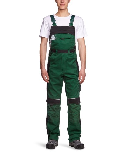 PKA Latzhose bestwork NEW - 260g/m² - weiß/grau