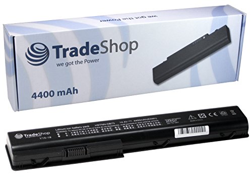 Trade-Shop Premium Li-Ion Akku 4400mAh 14,4V/14,8V ersetzt Hewlett Packard HP Pavilion HSTNN-IB75 HSTNN-OB75 HSTNN-DB75 HSTNN-IB74 464059-121 464059-141 für HP DV7 DV8 DV7CT