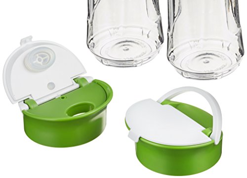 AmazonBasics – Ersatzflasche für den „Mix & Go“-Mixer, 600 ml, Farbe: Transparent, 2er-Pack - 4
