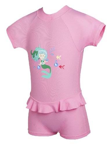 Baby Girls Pink All In One UV Sun Protection Sunsuit UPF50+ 18-24 months